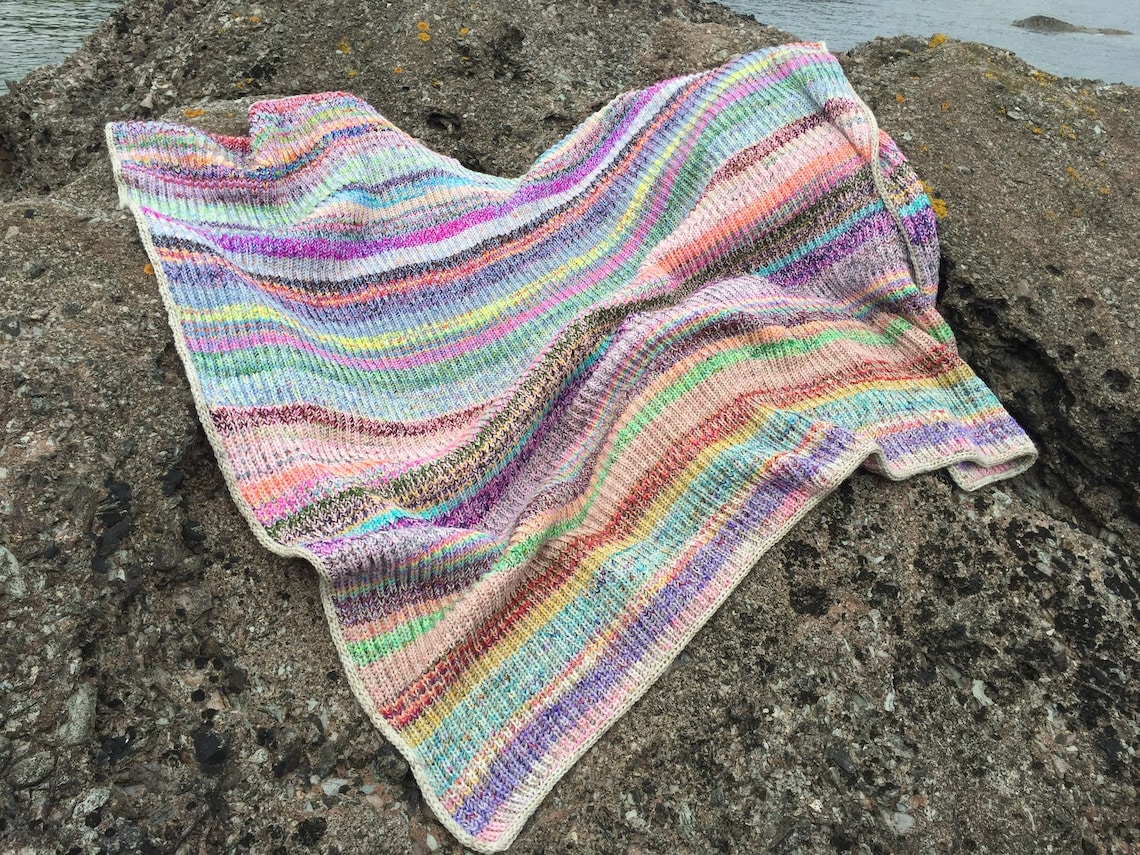 KNITTING PATTERN Bits and Bobs Blanket Etsy