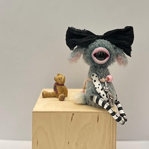 Blue cyclops-bunny _ MADE-TO-ORDER!