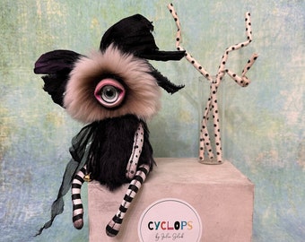 Black orchid cyclops - girl_MADE TO ORDER in May!