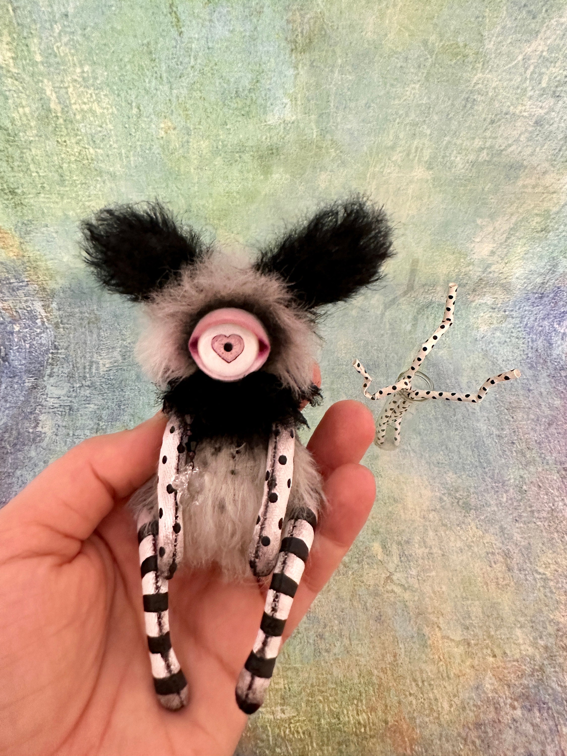 Black&white Cyclops-rabbit_made-to-order! - Etsy