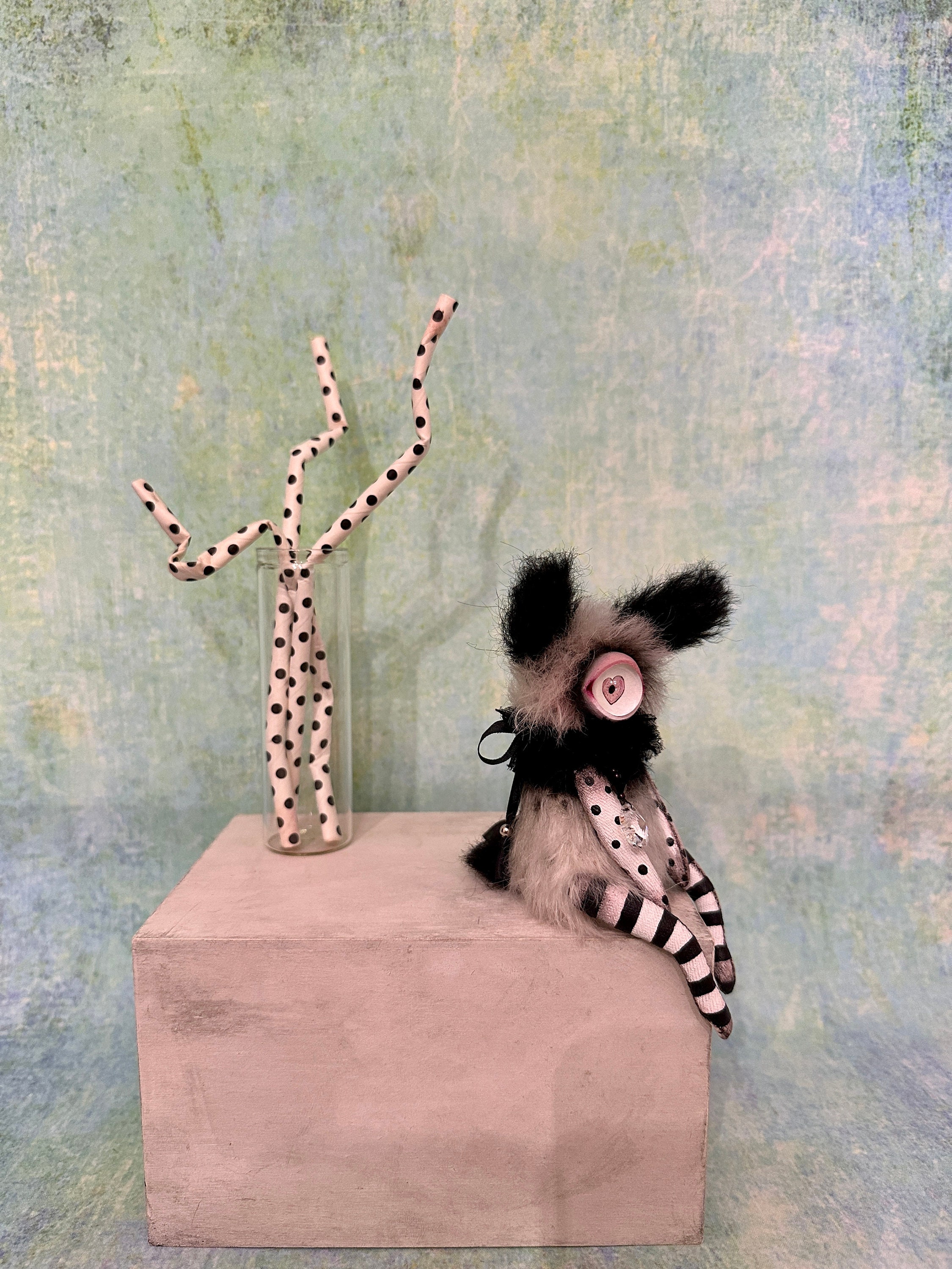 Black&white Cyclops-rabbit_made-to-order! - Etsy