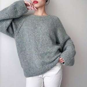 Knitting pattern | The PULLOVER 02 | Basic Sweater pattern | topdown raglan knitting beginner knitting pattern