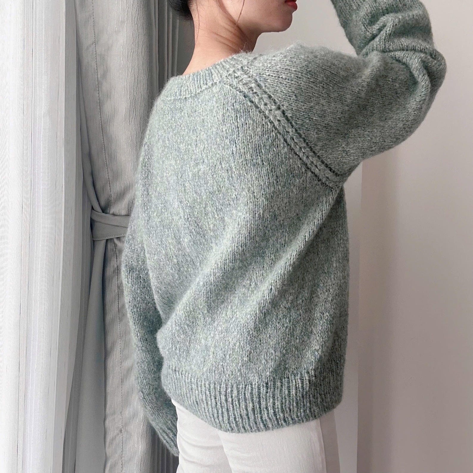 Knitting Pattern | the PULLOVER 02 | Basic Sweater Pattern | Topdown ...