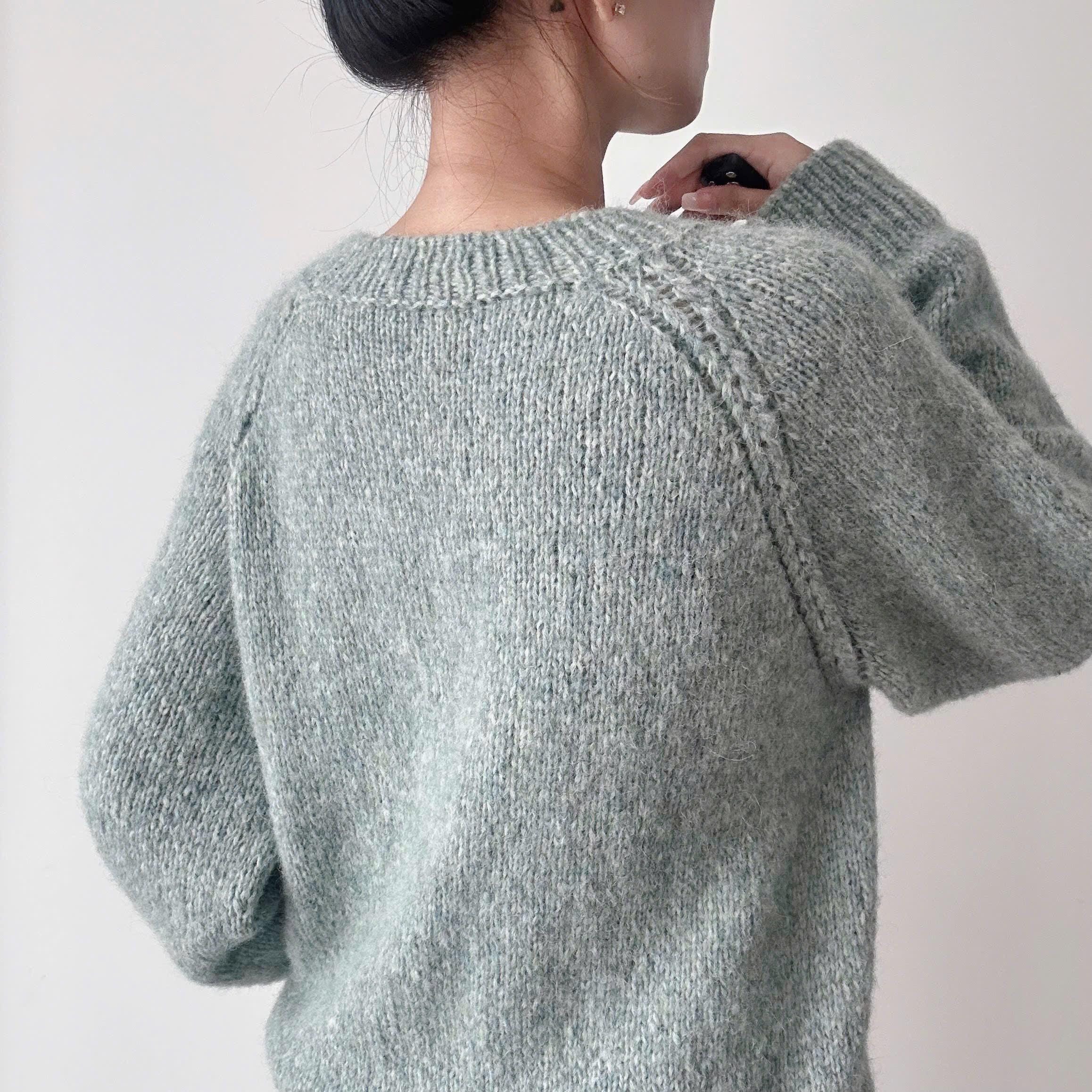 Knitting Pattern | the PULLOVER 02 | Basic Sweater Pattern | Topdown ...