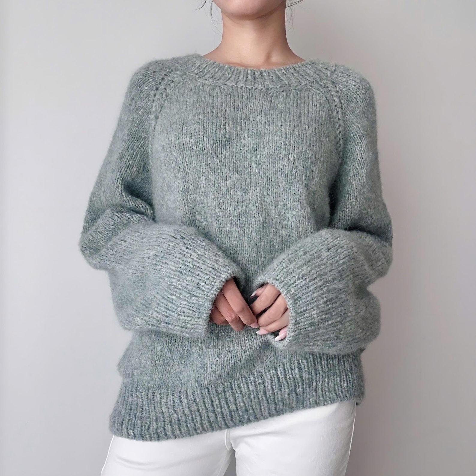 Knitting Pattern | the PULLOVER 02 | Basic Sweater Pattern | Topdown ...