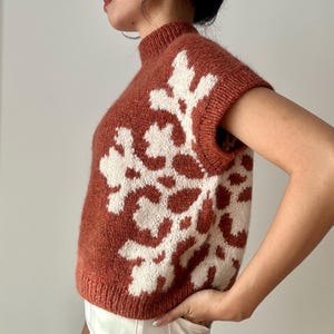 Knitting Pattern | the SNOWFLAKE Vest | Christmas Sweater Vest Pattern ...
