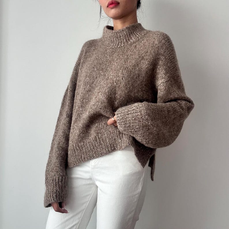 Knitting Pattern | the PULLOVER 01 | Basic Sweater Pattern | Topdown ...