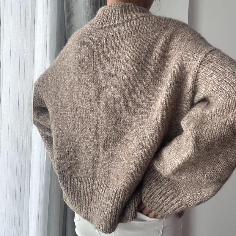 Knitting Pattern | the PULLOVER 01 | Basic Sweater Pattern | Topdown ...