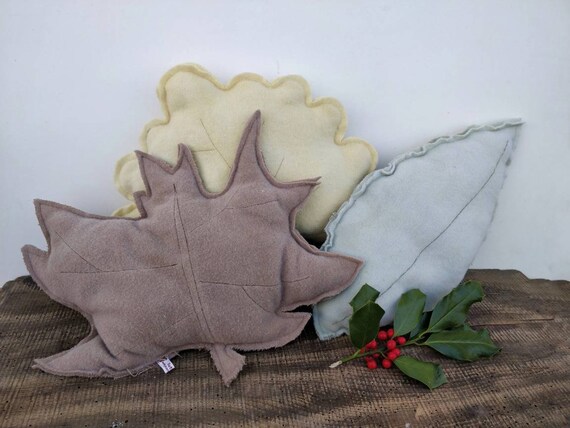 leaf shaped pillow
