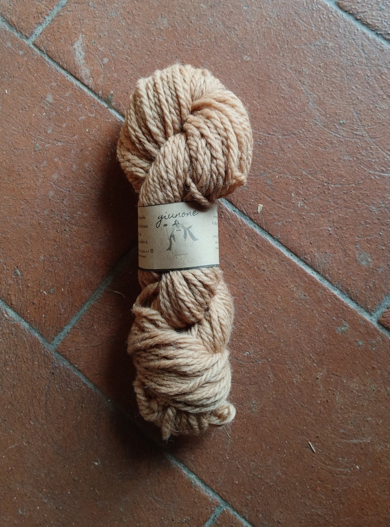 Merino Aran natuurlijke kleurstof, GIUNONE grof garen voor Ierse truien. Strengen van pure Italiaanse scheerwol voor brei en haakdekens afbeelding 9