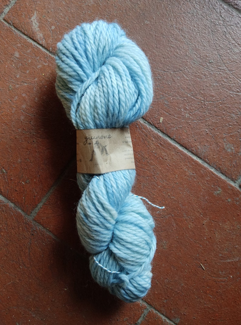 Merino Aran natuurlijke kleurstof, GIUNONE grof garen voor Ierse truien. Strengen van pure Italiaanse scheerwol voor brei en haakdekens afbeelding 8