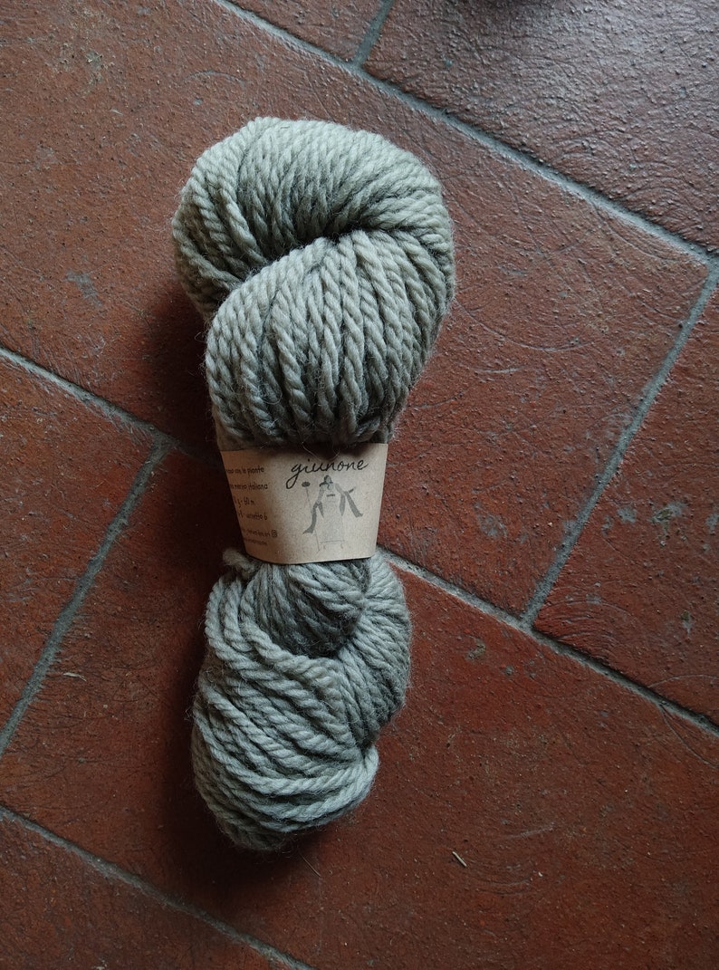 Merino Aran natuurlijke kleurstof, GIUNONE grof garen voor Ierse truien. Strengen van pure Italiaanse scheerwol voor brei en haakdekens afbeelding 6