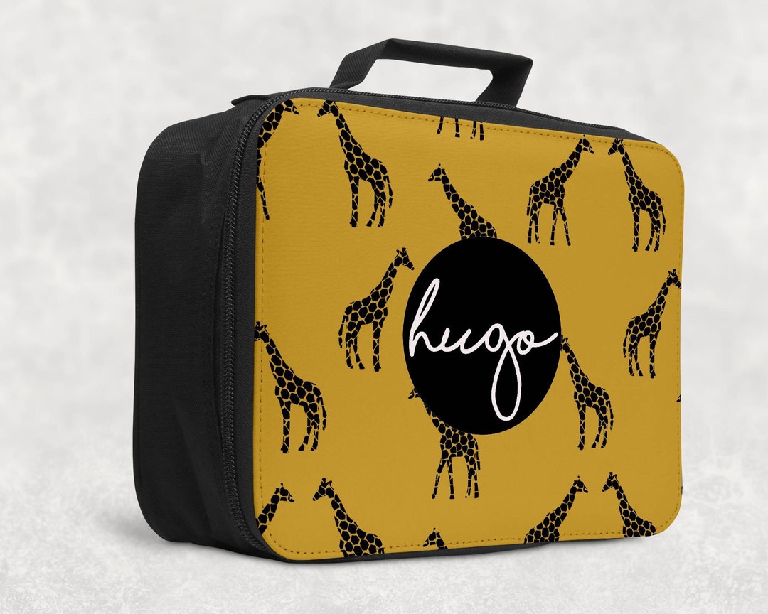 Personalised Giraffe Lunchbox, Giraffe Water Bottle ,personalised