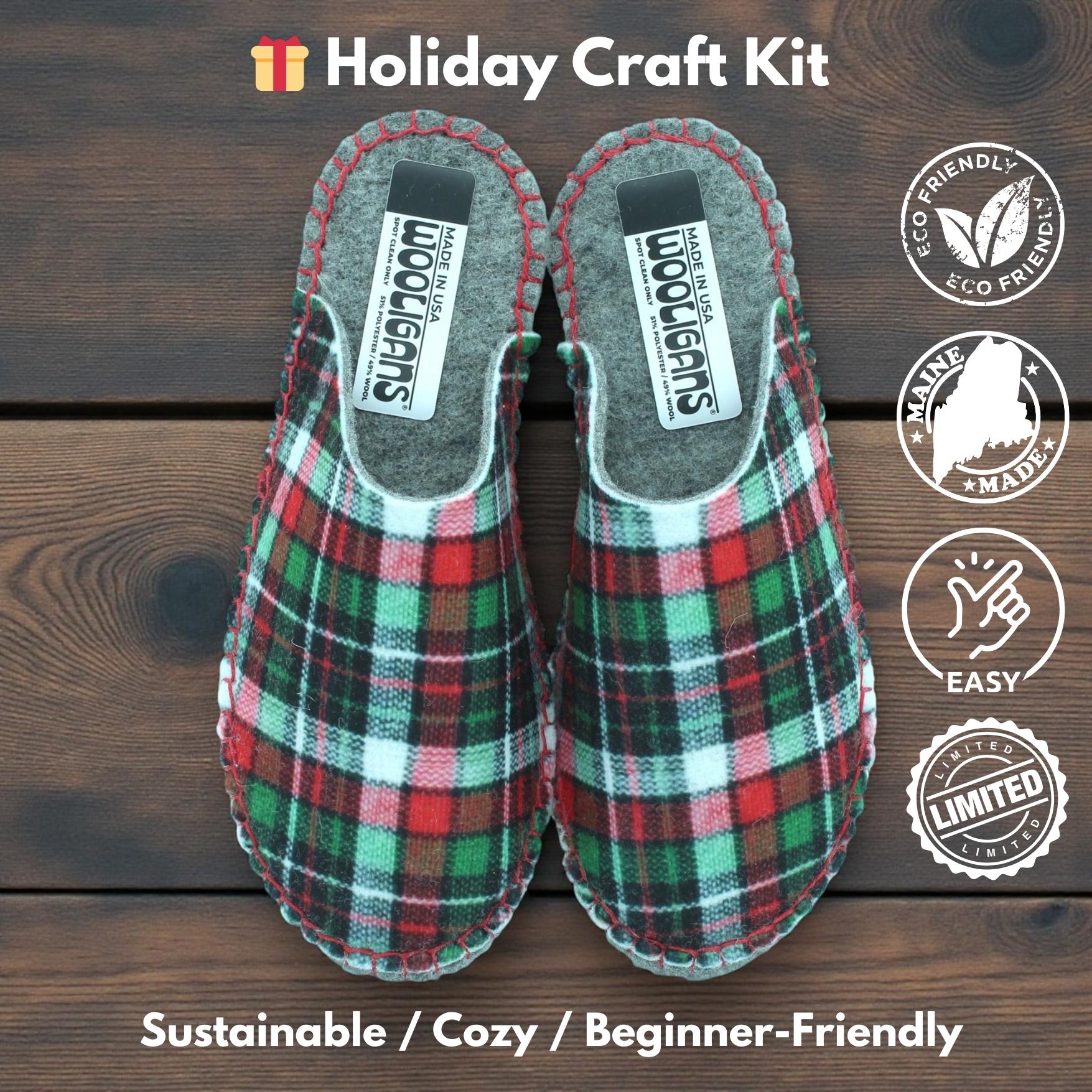 40 Simple Sewing Crafts for Kids 4 DIY Slipper Kit for Adults - Beginner Sewing Craft Kit - Cozy Felt…