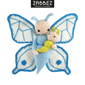 Crochet pattern amigurumi doll "Butterfly Bree" PDF