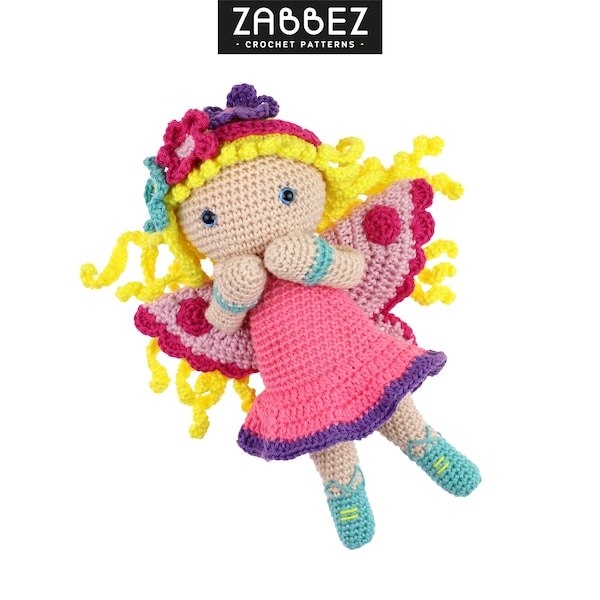 Crochet pattern PDF: Flower Fairy Evi