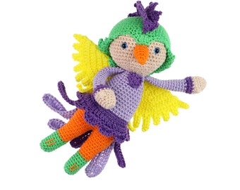 Crochet pattern PDF: Bird of Paradise Pablo