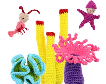 Crochet pattern PDF: Waterworld Set