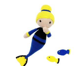 Crochet pattern PDF: Surgeonfish Dina