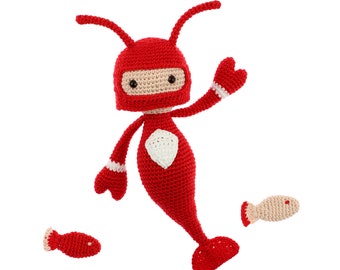 Crochet pattern PDF: Lobster Kevin