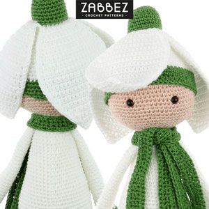 Crochet pattern amigurumi doll Snowdrop Sia PDF image 2