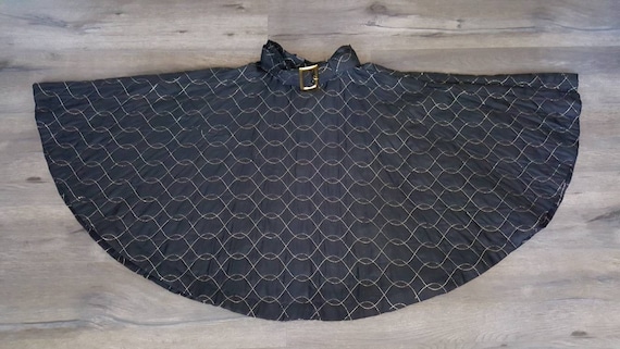 Vintage 1950s Black Circle Skirt