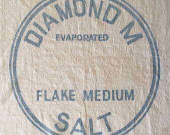 Diamond M Salt Sack Apron / Morton Salt Apron