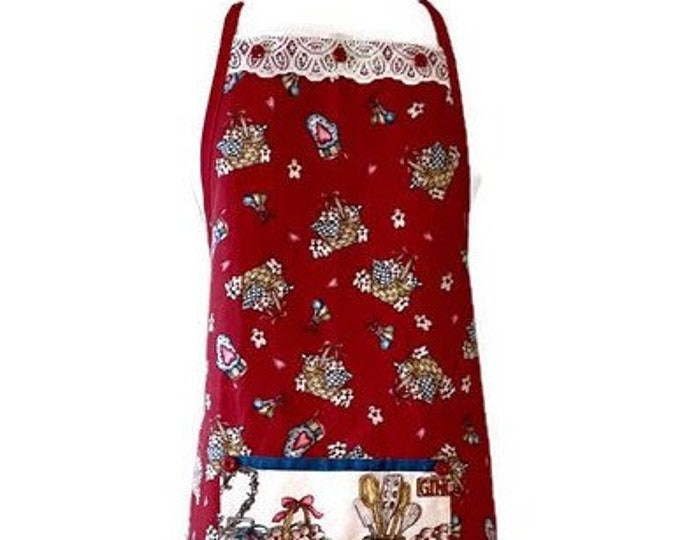 Gingerbread Cookie Baking Apron Fits Sizes S, M or L