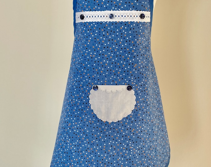 Confetti Print Apron for Girls Fits Sizes 5-6