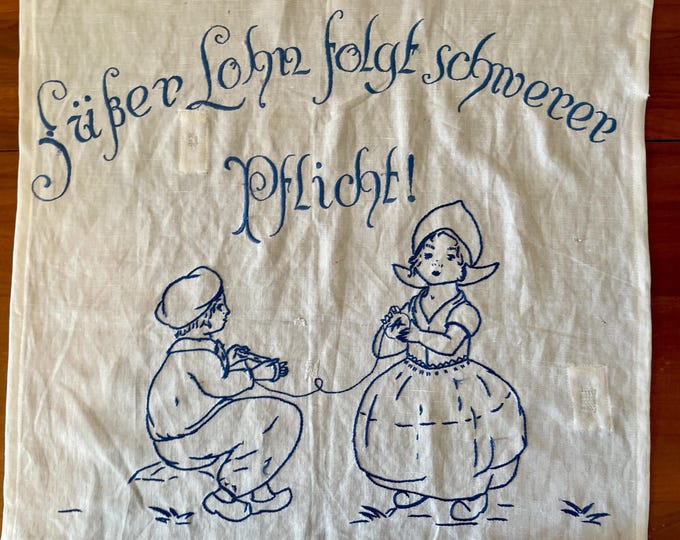 Dutch Tea Towel Apron Fits Sizes S-M
