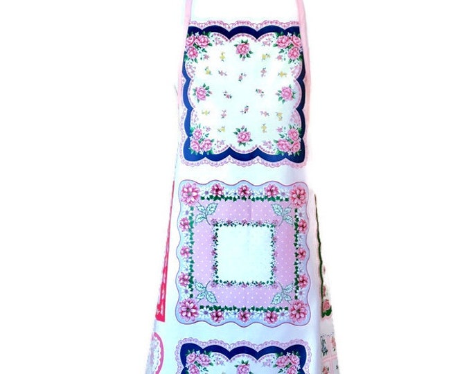 Handkerchief Print Apron Fits Sizes M, L or XL