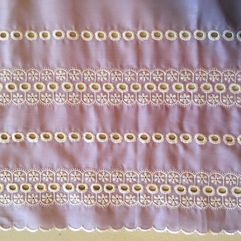 1X Purple Eyelet Full-Length Apron Purple Apron for Women Size XL
