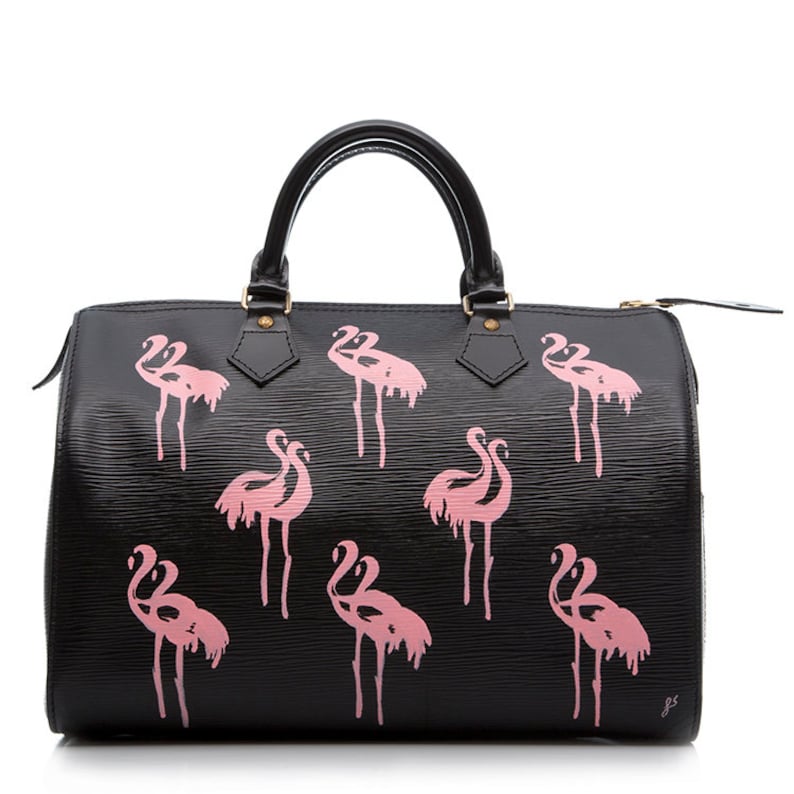 Flamingo Customization for Any Designer Bag Louis Vuitton Etsy