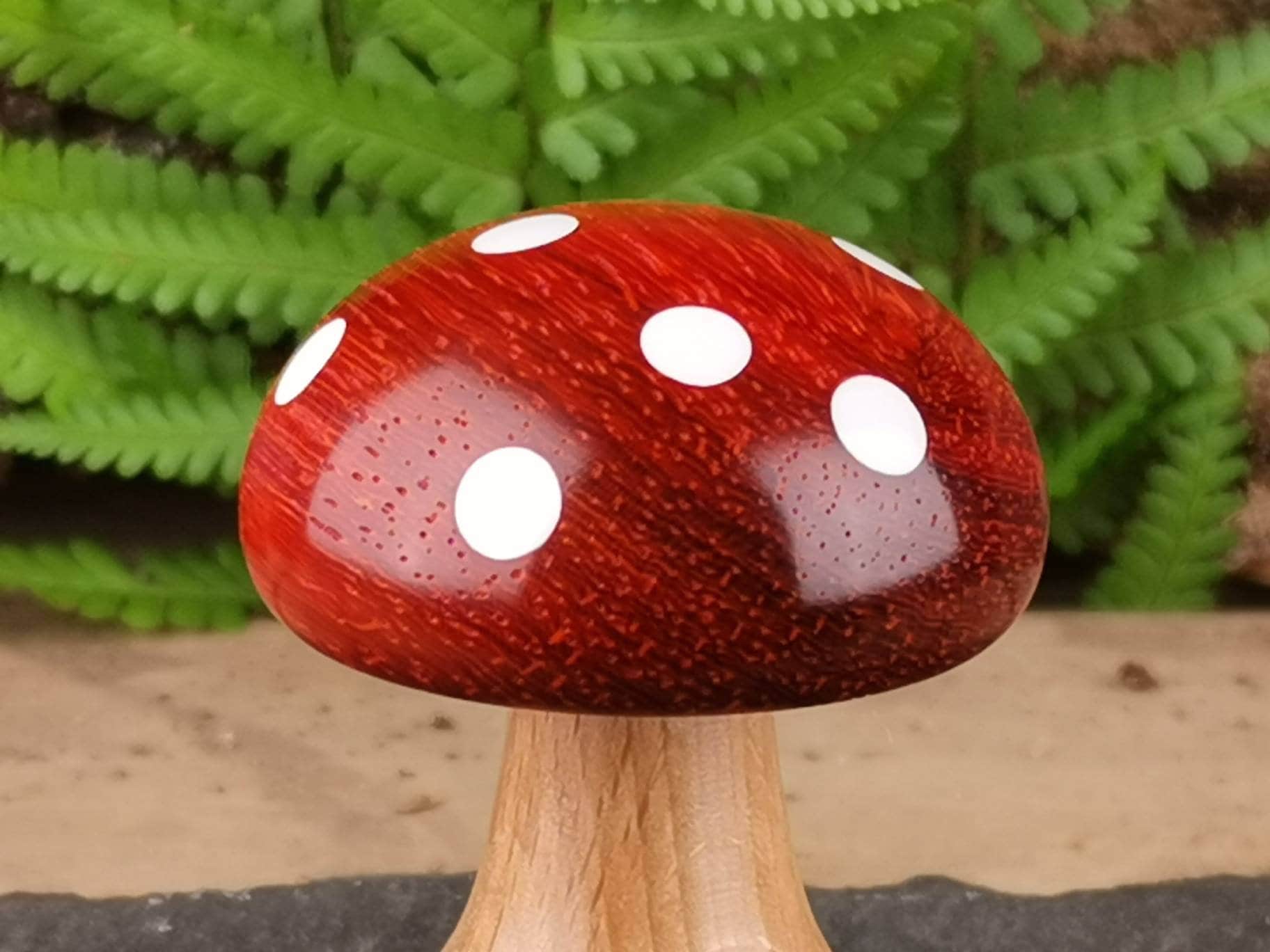 Small Wooden Darning Mushroom for Visible Mending Holes in Your