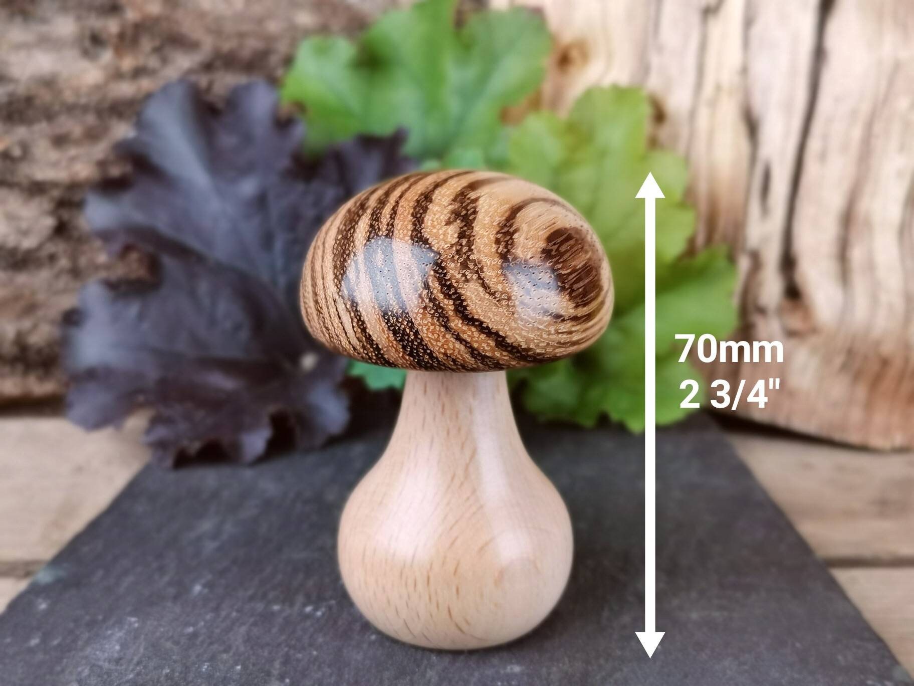 Small Wooden Darning Mushroom, Zebrano & Beech, Gift Wrapped - Etsy