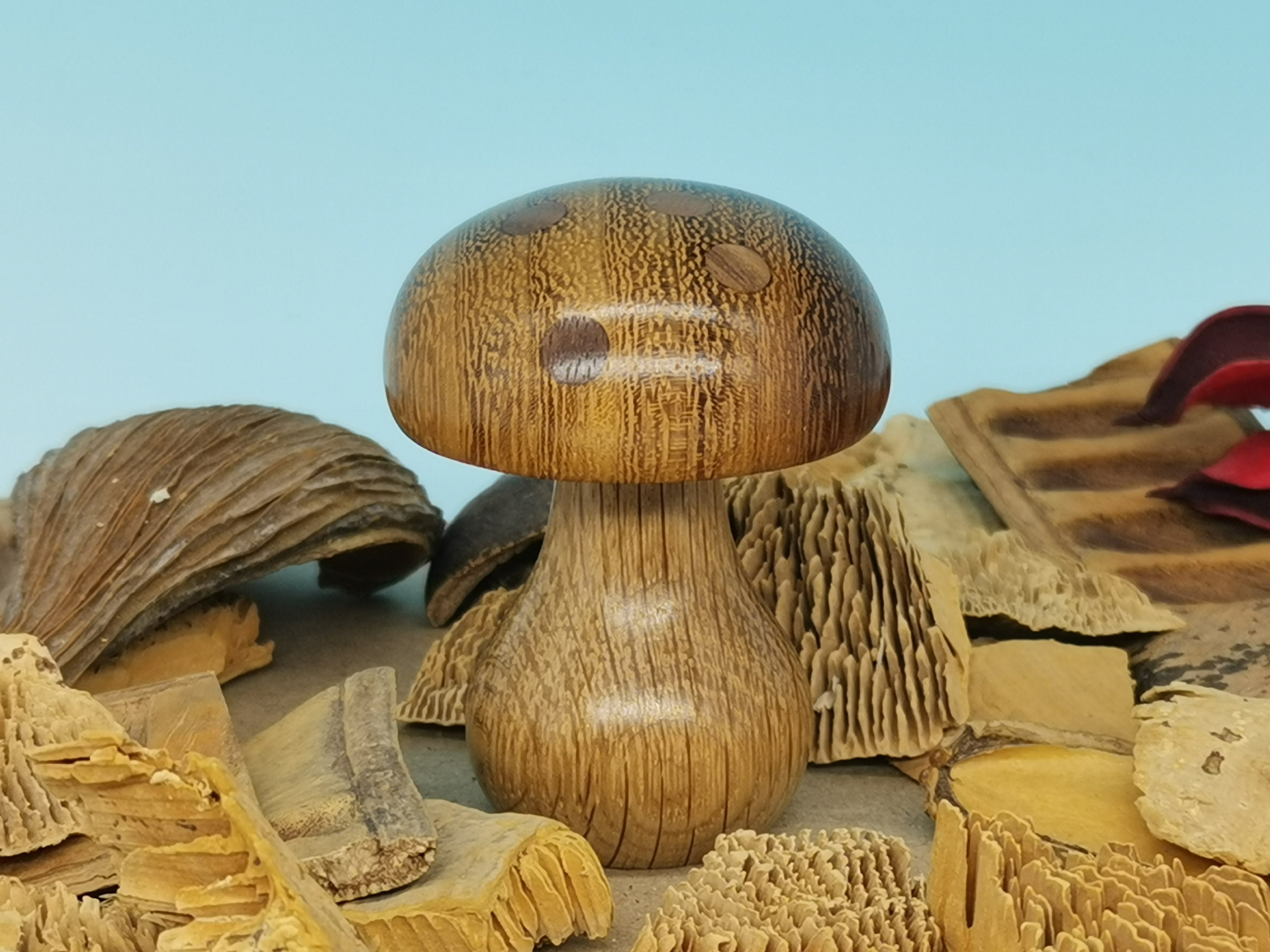 Vintage Turned Wooden Mushrooms – Maven Collective