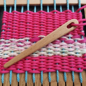 Wooden weaving needles, ideal for tapestry or nalbinding. Hand crafted and made from Beech wood, these would make the perfect special gift image 1