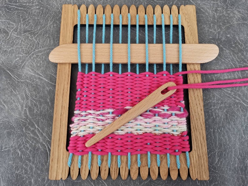 Wooden weaving needles, ideal for tapestry or nalbinding. Hand crafted and made from Beech wood, these would make the perfect special gift image 2