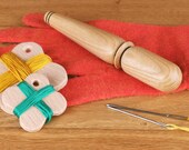 Hand crafted wooden glove darner made from Ash