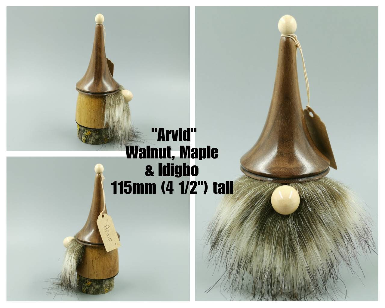 Wooden Gonk Gnome Wood Gonks 5th Wedding anniversary Etsy