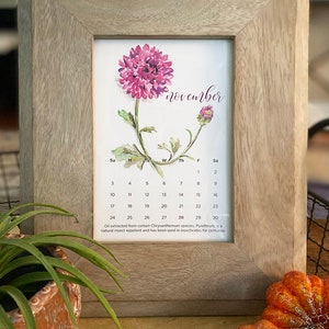 2024 Watercolor Calendars 5x7 image 2