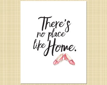 There's no place like home art print