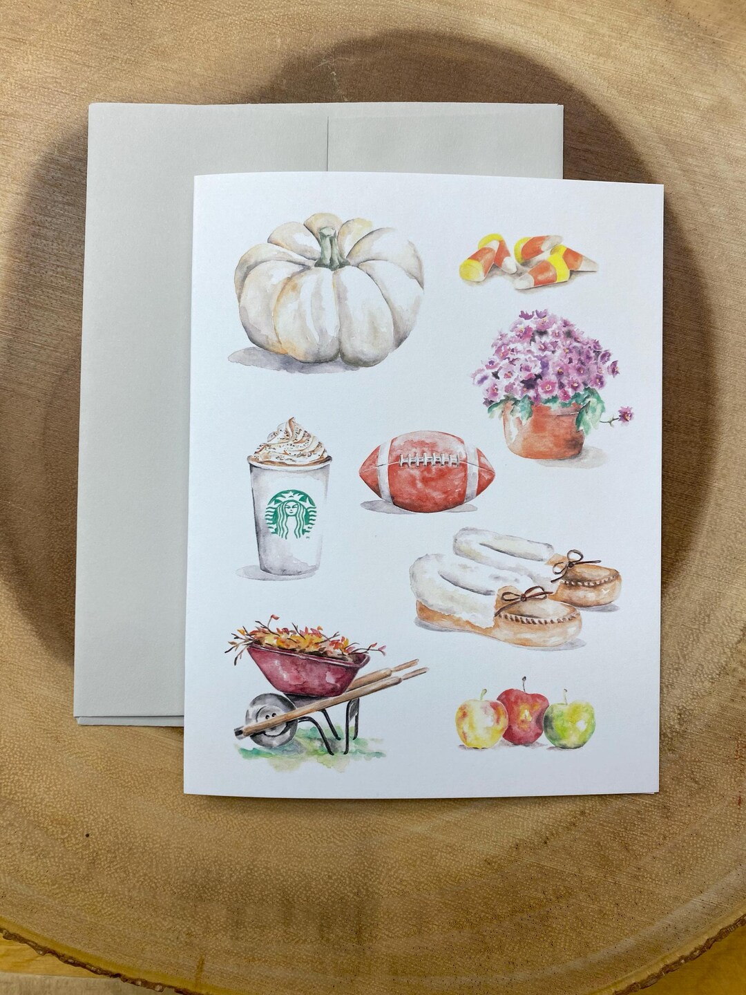 Fall Note Cards - Set of 8 - Etsy