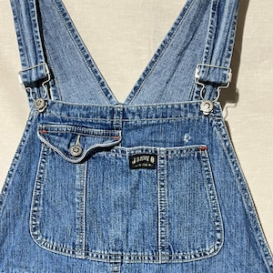 1990s Johnny G denim overalls
