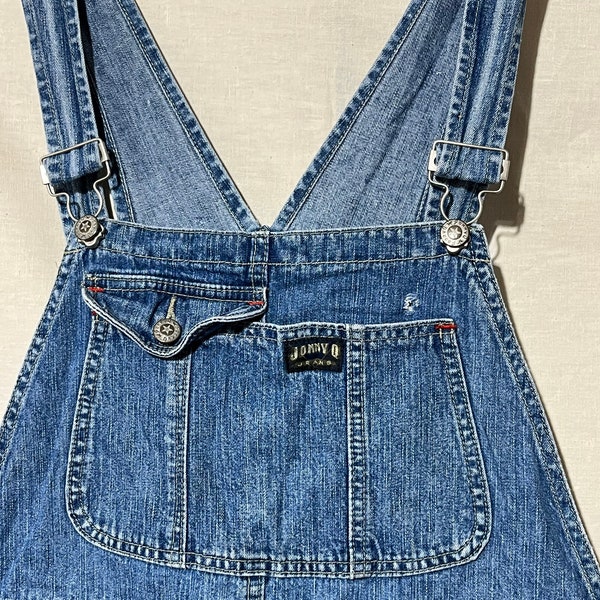 1990s Johnny G denim overalls