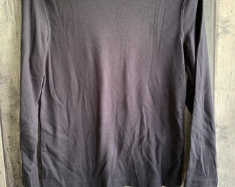 1980 vintage Navy blue Poppy turtleneck