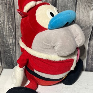 Vintage nickelodeon, 1992 Ren & Stimpy, Stimpy Christmas plush