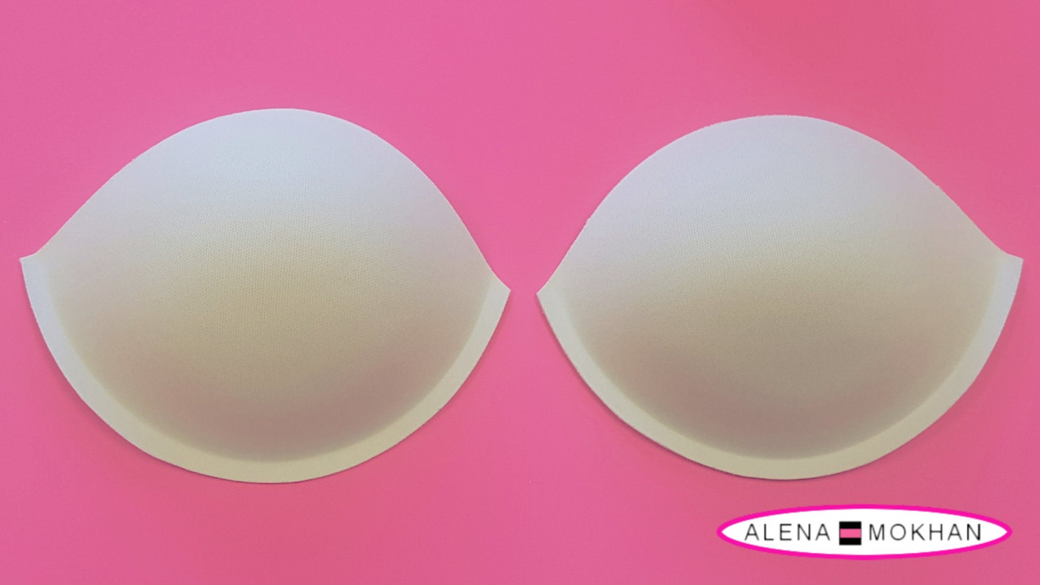 3 PAIRS Push up Bra Cups With GEL Inserts Sew in Satin Tricot Covered Breast  Bra Pads Beige White Black Size A B C D 2D 3D H G 