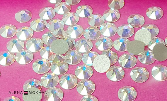 10 Gross/1440 Pcs Swarovski CRYSTAL AB Flatback Rhinestone Xirius