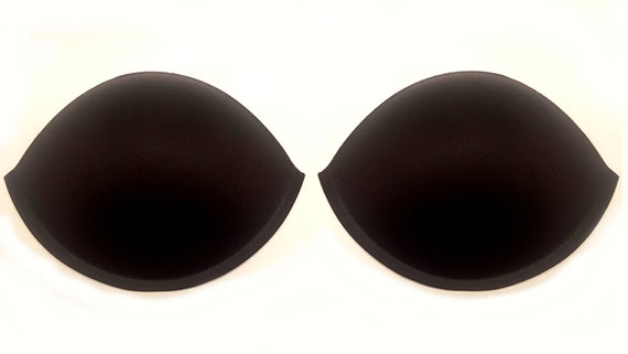 1 PAIR Push up Bra Cups With GEL Inserts Sew in Satin Tricot Covered Breast  Bra Pads Beige White Black Size A B C D 2D 3D H G -  Israel